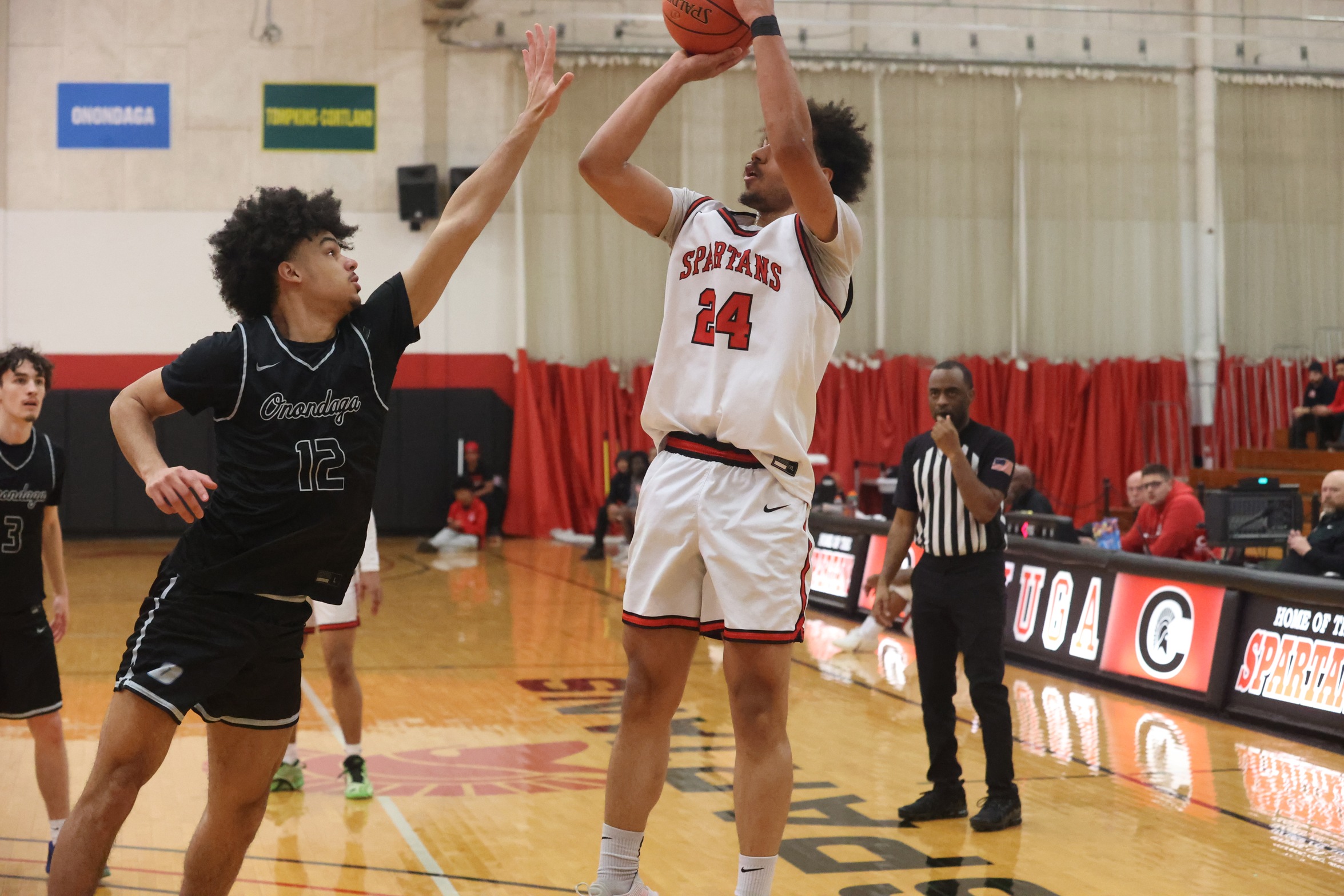 Marcus Pasha had 18 points in a loss to SUNY Broome on Saturday.