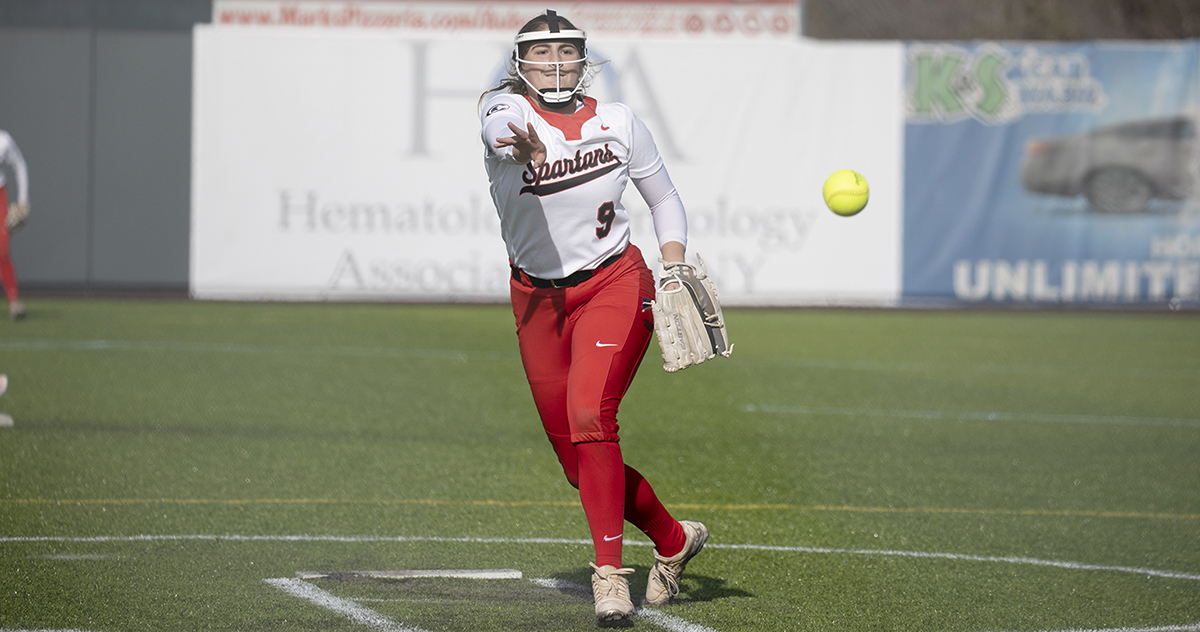 Lexie Cottrill picked up both wins against Finger Lakes Community College on Saturday.